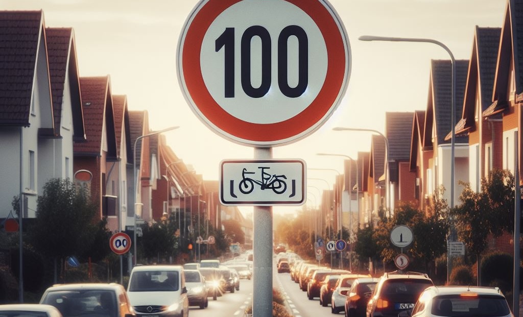 Bundesregierung beschließt Tempolimit von 100 km/h in deutschen Wohngebieten